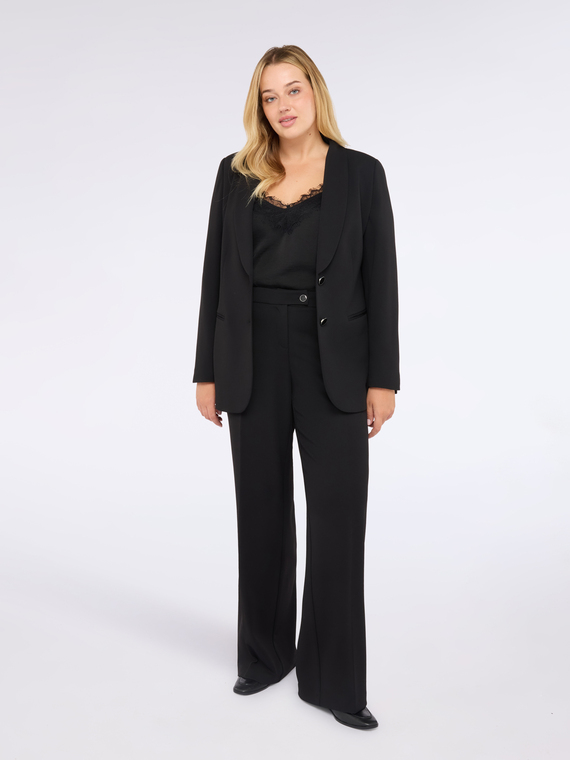 Fitted blazer in stretch fabric