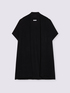 Cardigan lungo in maglia fine con maniche corte image number 4