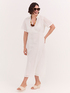 Robe ligne grecque DREAM en broderie anglaise image number 5