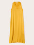 Long dress with satin collar image number 4