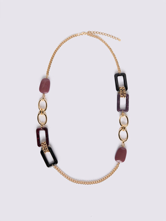 Necklace with mix of charms