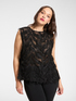 Georgette top with fringes image number 0