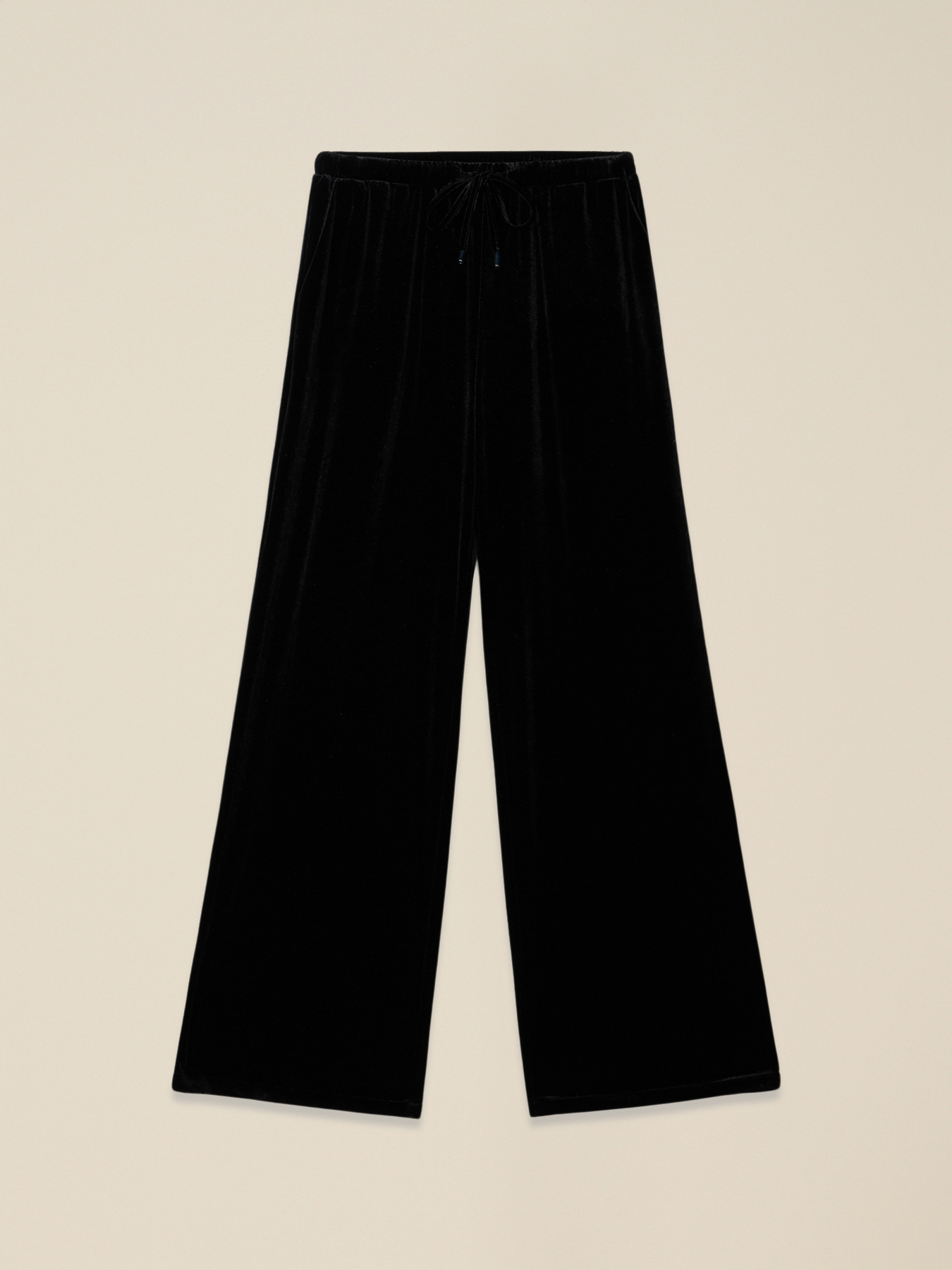 Pantaloni palazzo in ciniglia image number 4