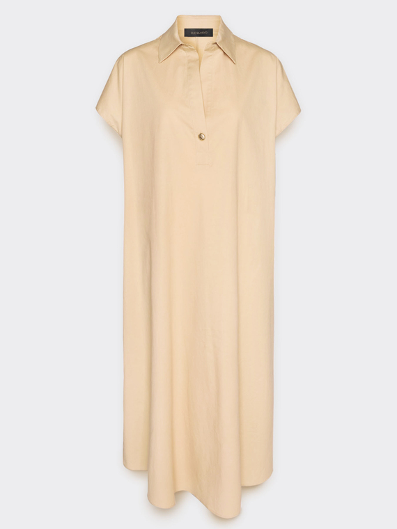 Midi poplin dress