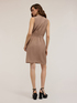Mini dress con tasche in raso image number 1