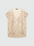 Sequin-embroidered LENZING™ ECOVERO™ viscose T-shirt image number 4