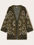 Jacquard knit cardigan over image number 4