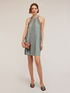 Mini dress in maglia lurex plissé image number 0