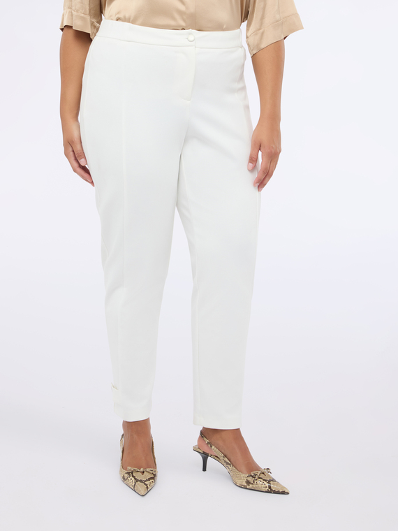 Carrot Fit Hose aus Punto Milano