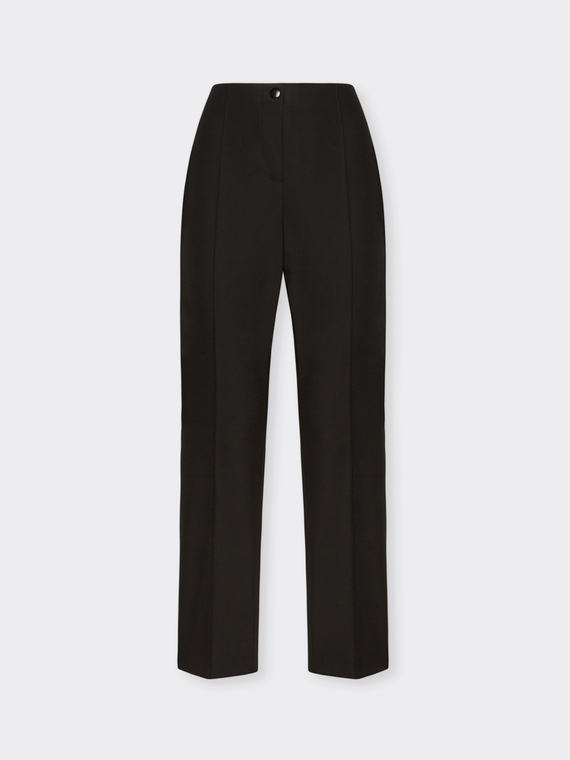 Slim trousers in technical fabric