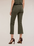 Kick flare cotton drill trousers image number 1
