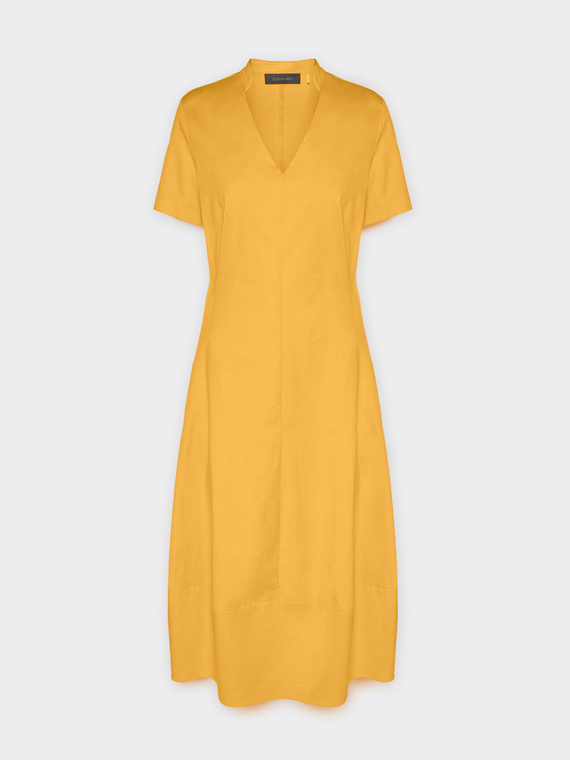 Flared cotton dress