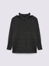 Lurex sweater with cut out details image number 4