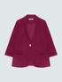 Blazer en jersey &agrave; manches trois-quarts image number 4