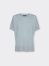 Short-sleeved viscose blend top image number 4