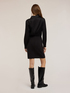 Rochie tip cămașă din două materiale image number 1