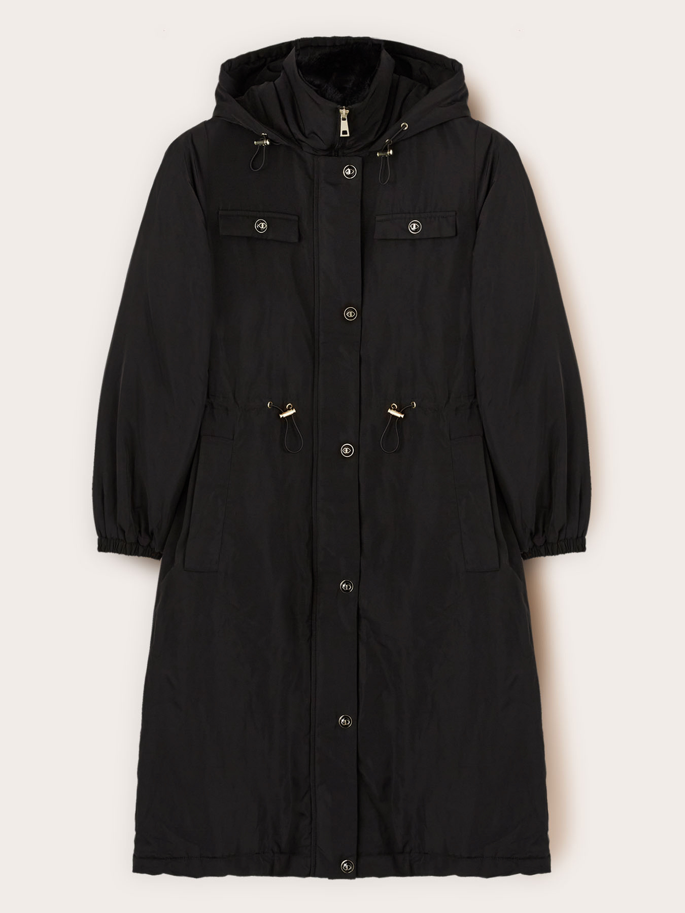 Padded parka with hood image number 4