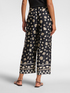 Cropped trousers with ethnic print image number 1