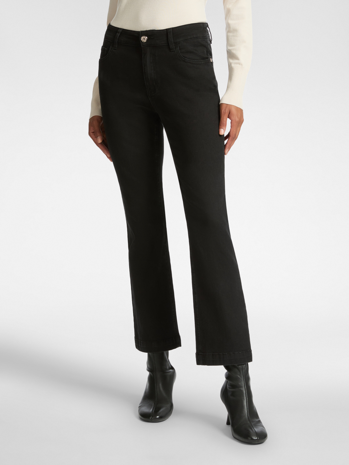 Jeans 5 tasche, kick flare, "Florence" image number 2