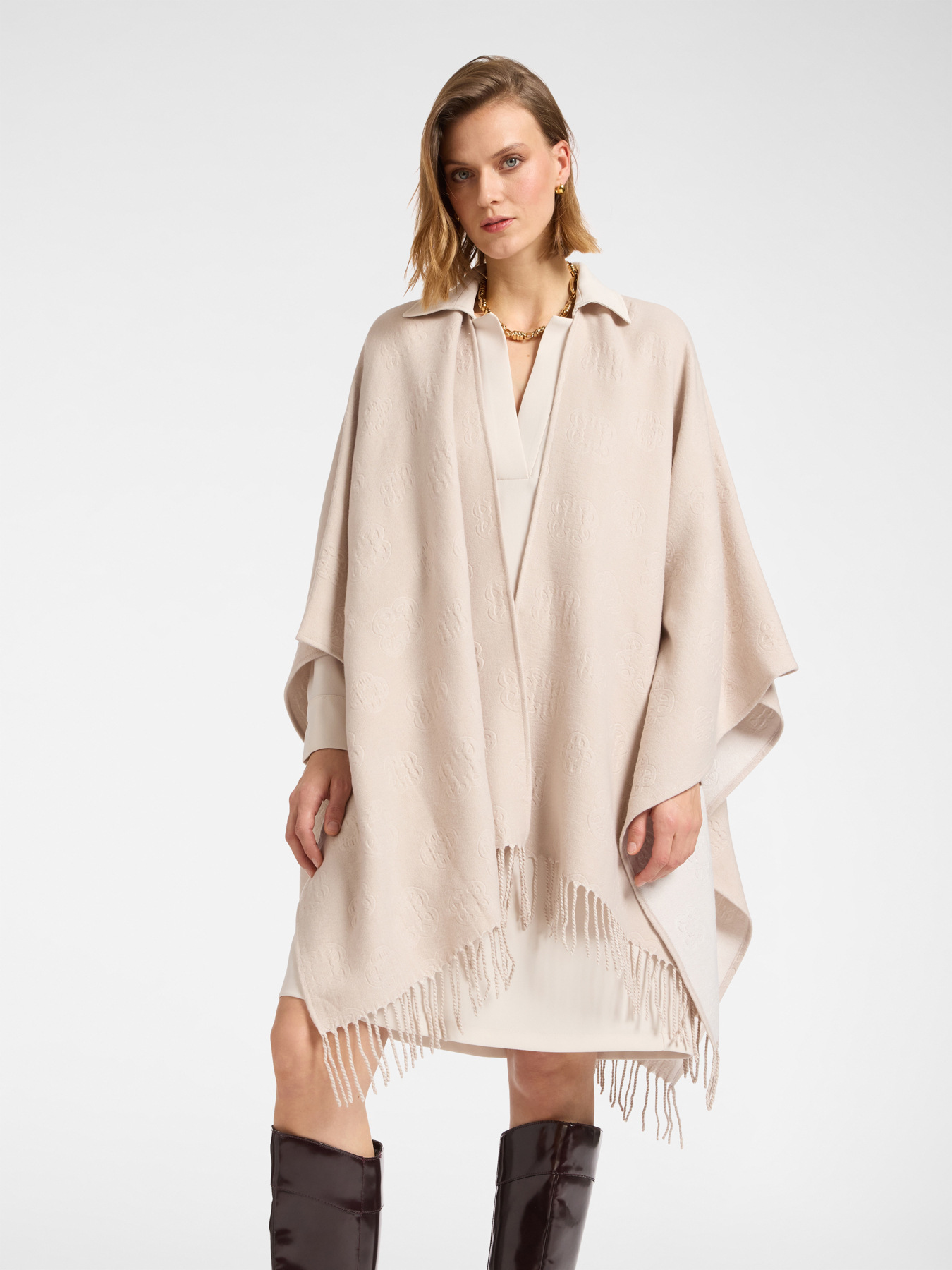 Reversible Monogram Cape image number 2