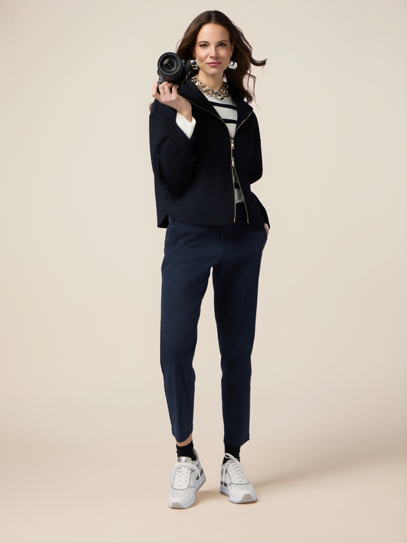 Pantaloni chino din amestec de tencel