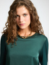 T-shirt in due tessuti image number 3