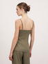 Linen blend top with buttons image number 1