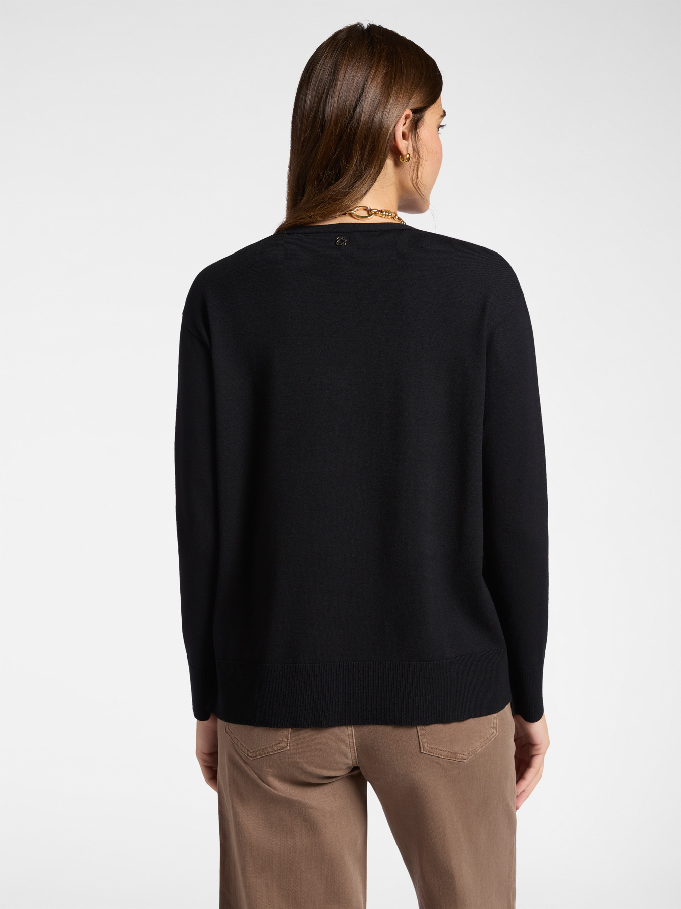 V-neck sweater image number 1