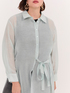 Camicia lunga con laccetti image number 2