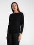 Basic sweater with boat neck image number 0