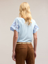 T-shirt with embroidered sleeves image number 1