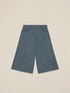 Bermuda misto lino effetto denim image number 3