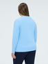 V-neck sweater in viscose blend image number 1