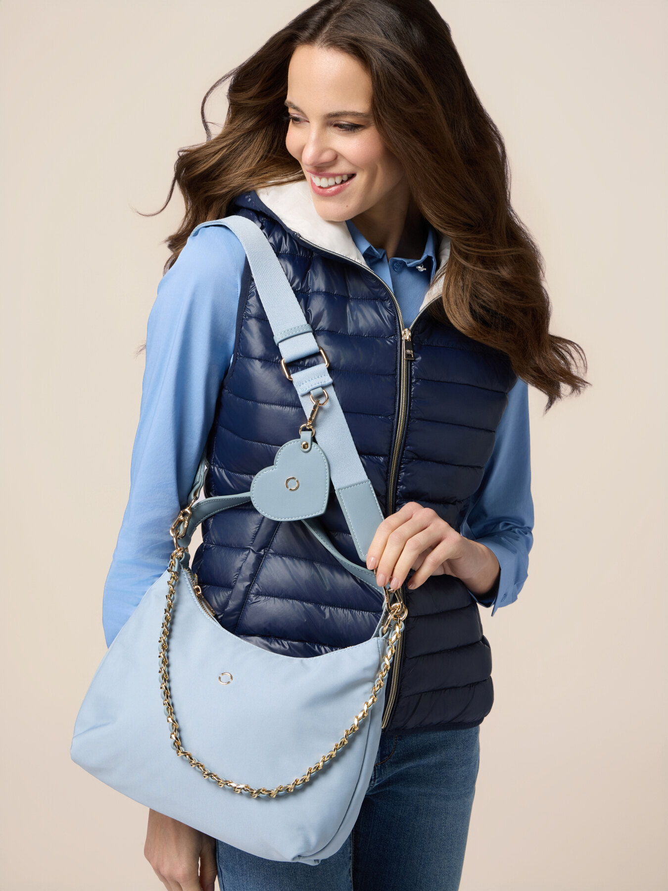 Nylon hobo bag image number 0