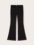 Jeans flare con alamari in metallo image number 4