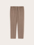 Regular fit pants with check pattern image number 4