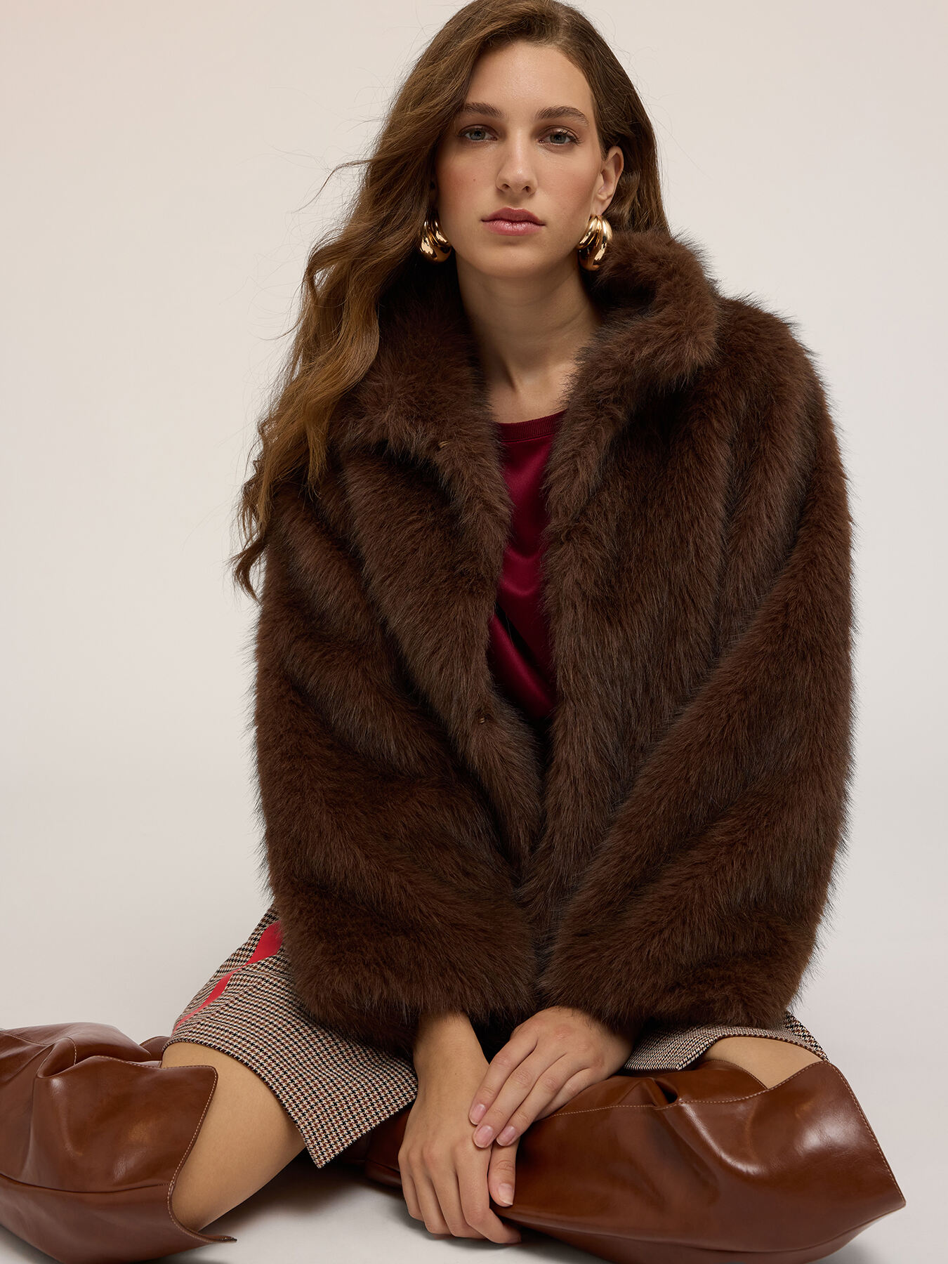 Blouson court &agrave; col montant image number 3