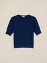 Maglia misto viscosa con paillettes image number 3