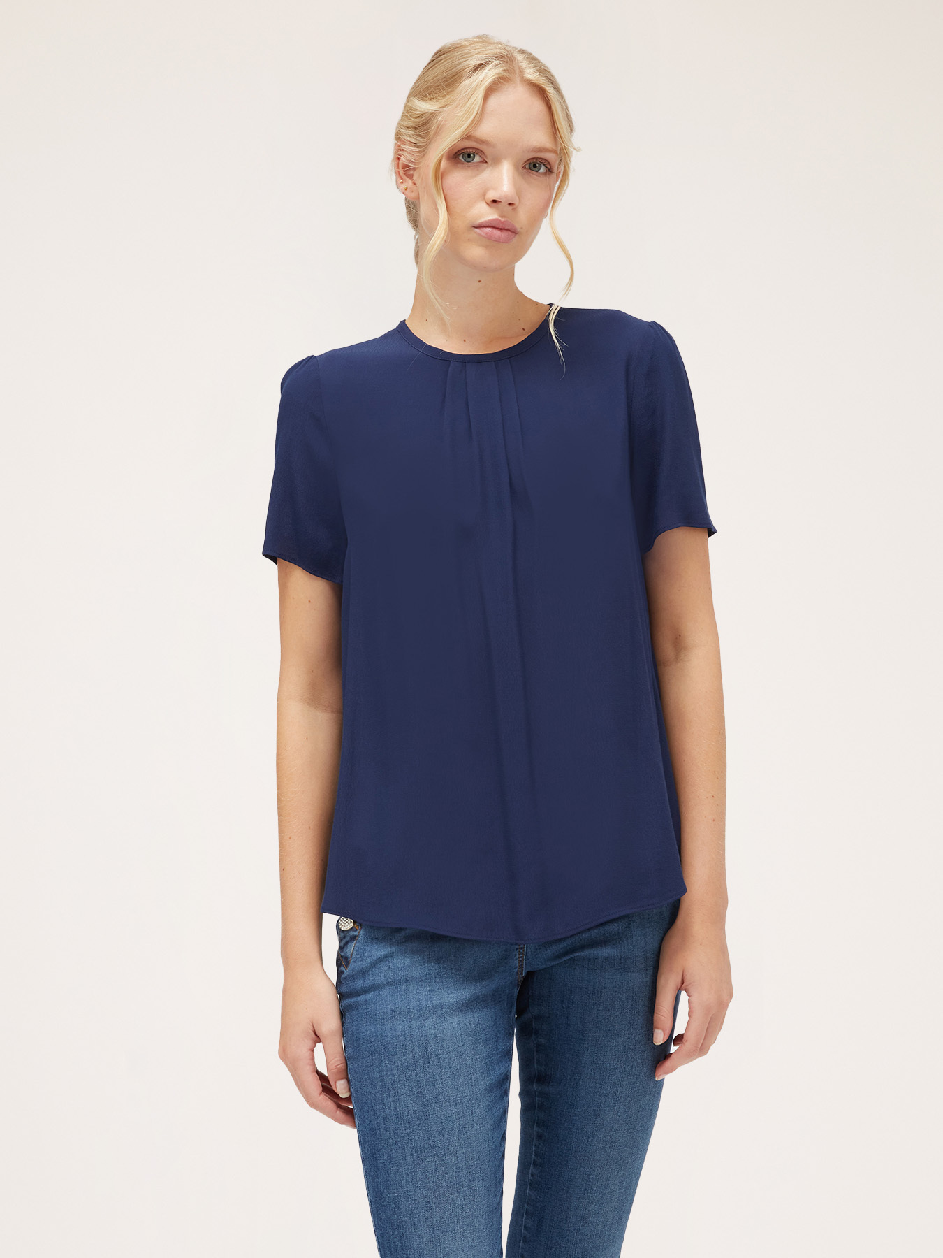 Blouse fluide avec plis image number 0