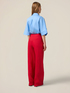 100% linen palazzo pants image number 1