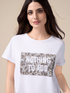 T-shirt with sequin embroidery image number 2