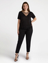 Lurex T-shirt with detail on the neckline image number 2