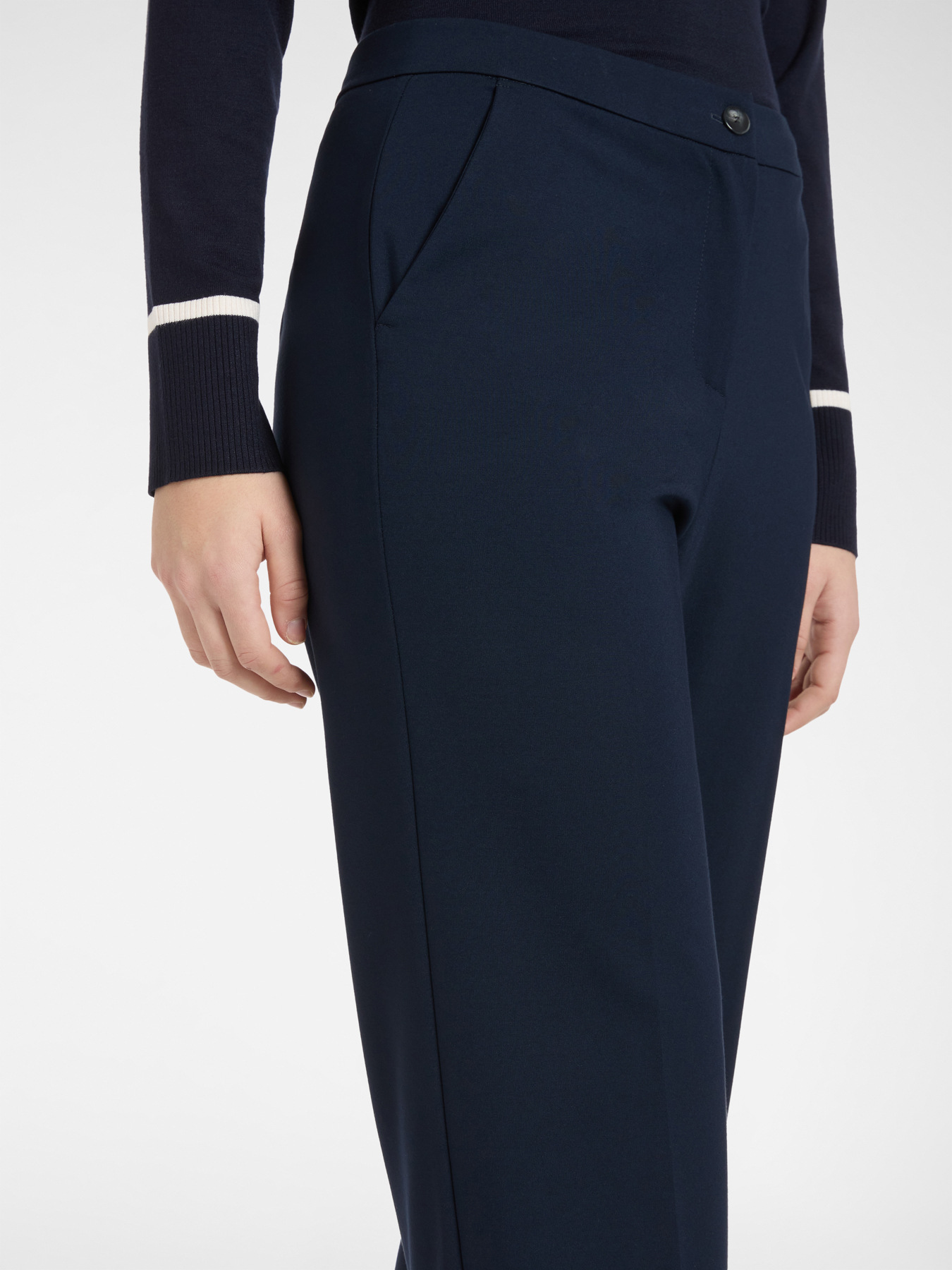 Pantaloni gamba larga con risvolto image number 3