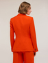 Single-breasted linen blend blazer image number 1