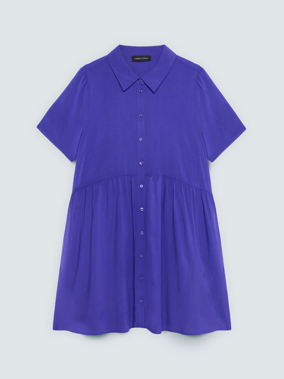 Smile Kurzes Kleid aus Musselin