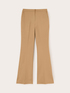 Tight fabric flared trousers image number 3