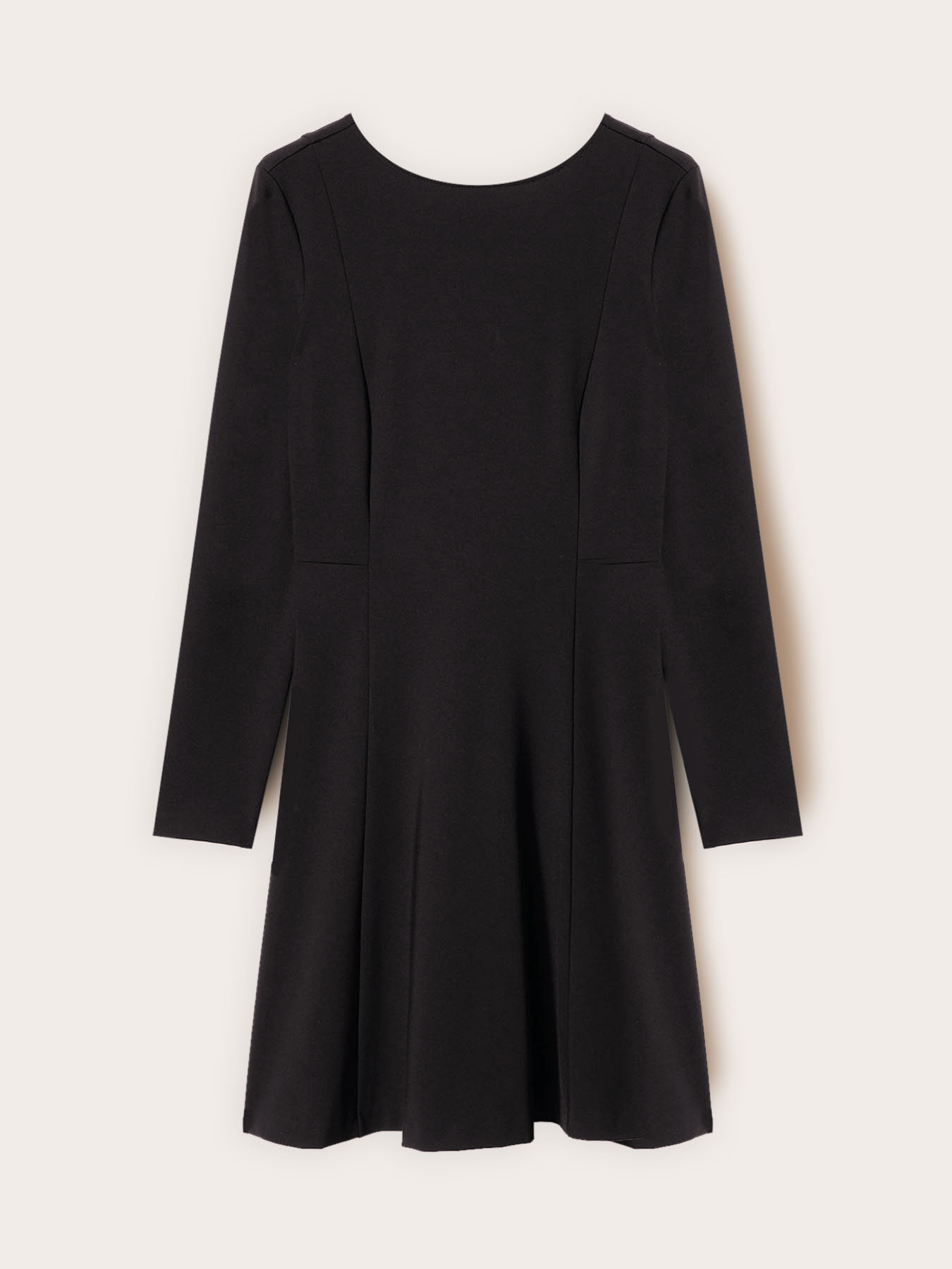 Flare dress in milano stitch image number 4