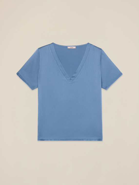 Chemisier en satin de viscose