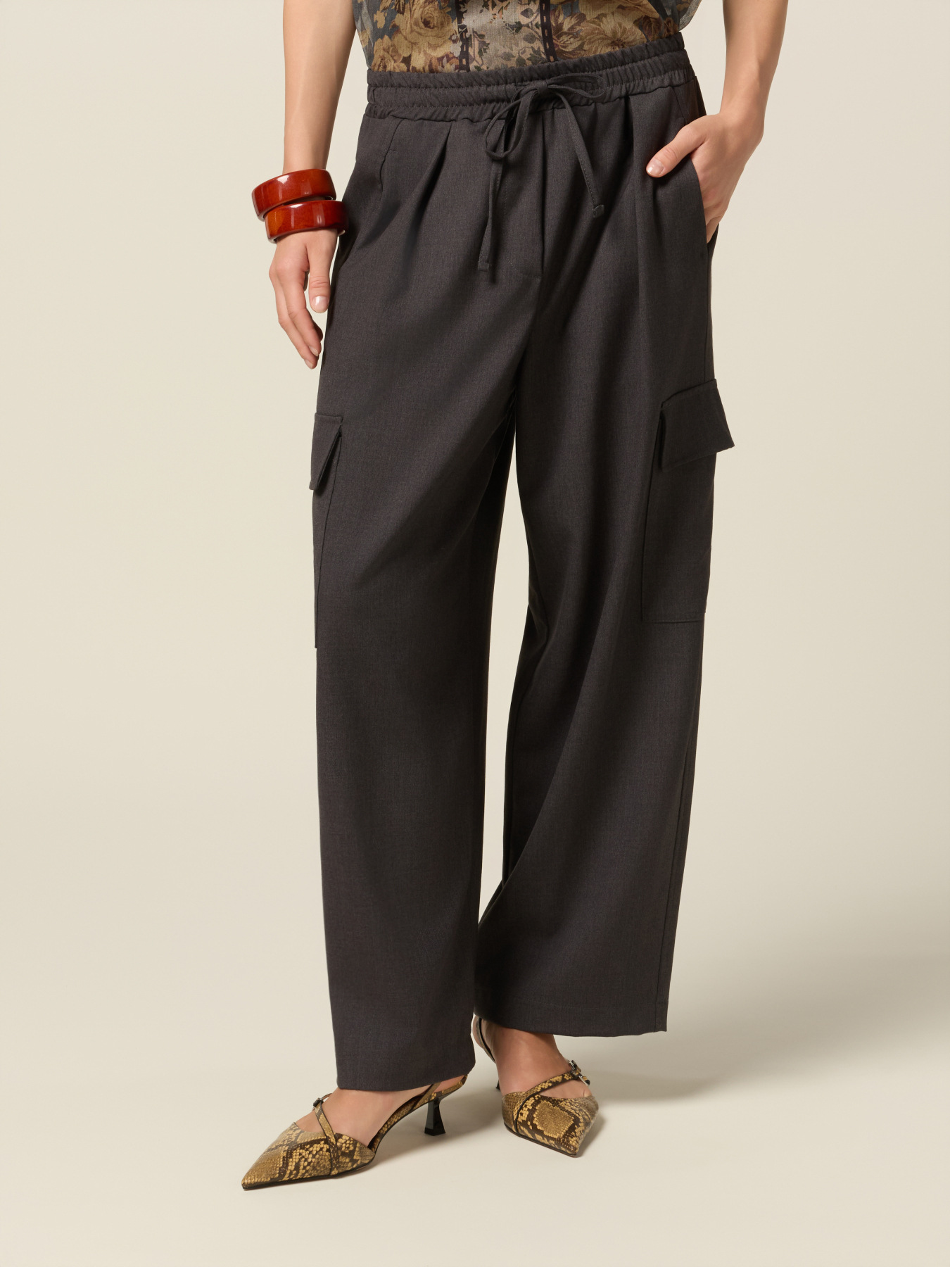 Cargo in poliviscosa tinto filo image number 3