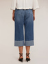 Cropped-Jeans mit weitem Bein image number 1